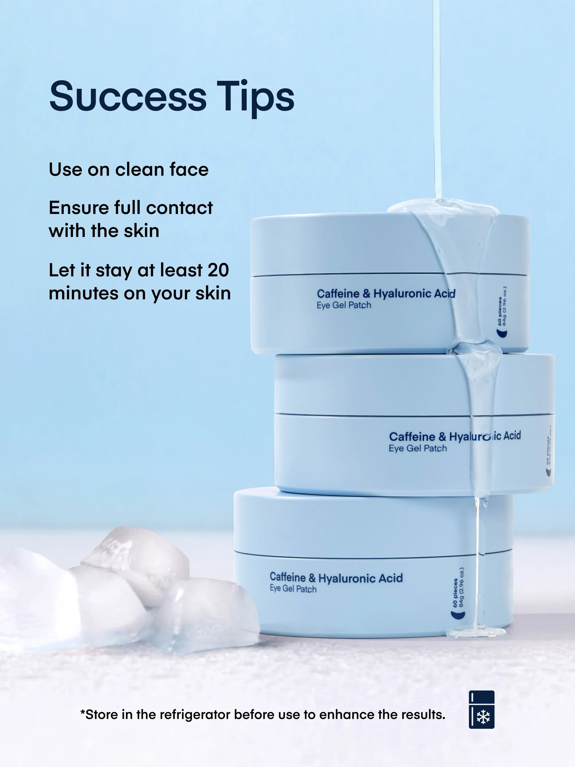 Caffeine & Hyaluronic Acid Eye Gel Patch